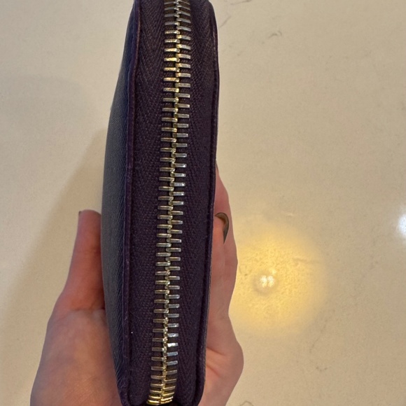 Saffiano Metal Prada Wallet Viola Color - Picture 2 of 7